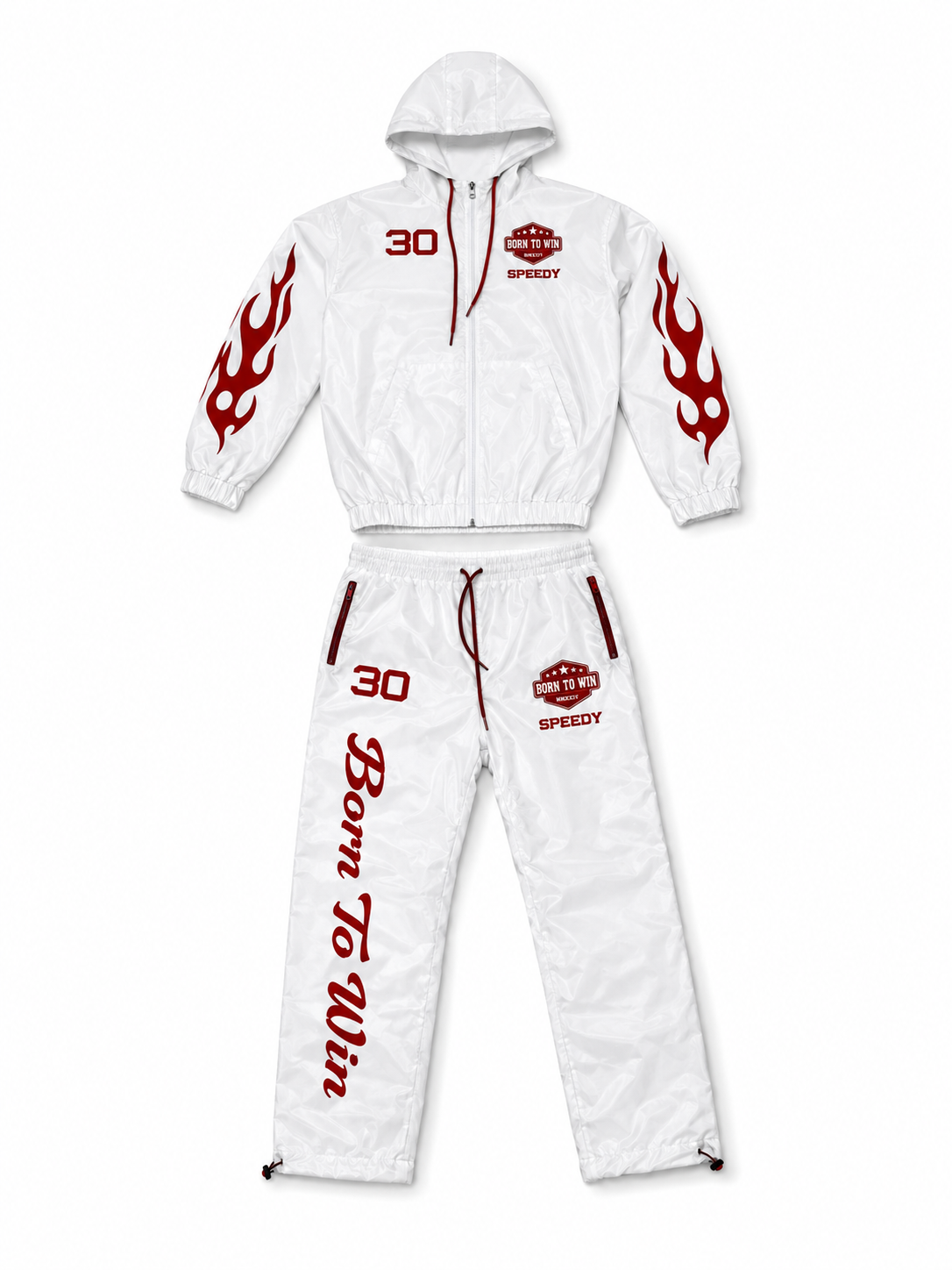 Red Nior Velocity Jumpsuits